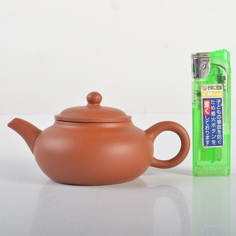 中国　荊渓恵孟臣製　 紫砂　朱泥　急須　茶壷　C　R6954