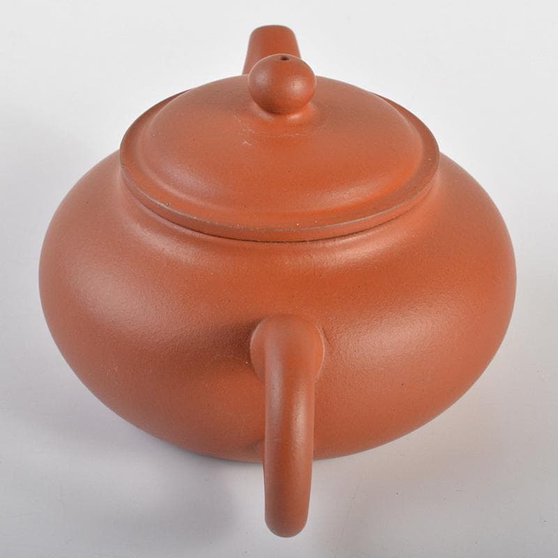 中国　荊渓恵孟臣製　 紫砂　朱泥　急須　茶壷　C　R6954