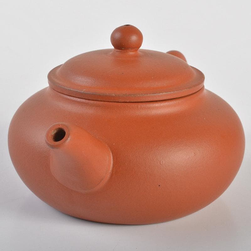 中国　荊渓恵孟臣製　 紫砂　朱泥　急須　茶壷　C　R6954