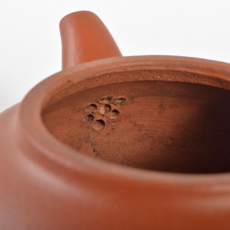 中国　荊渓恵孟臣製　 紫砂　朱泥　急須　茶壷　C　R6954