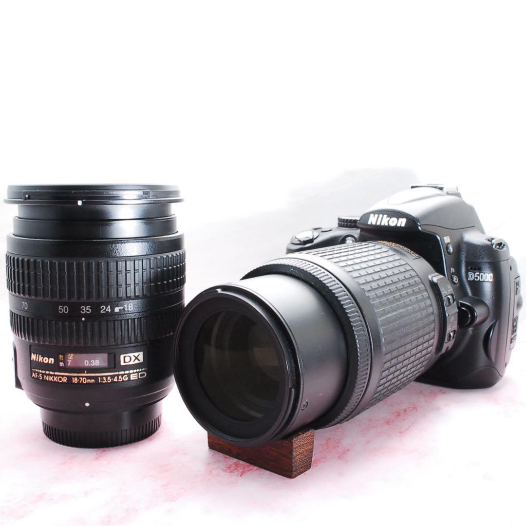 入門モデル✨Nikon D5000✨ダブルレンズ✨一眼レフ✨ニコン