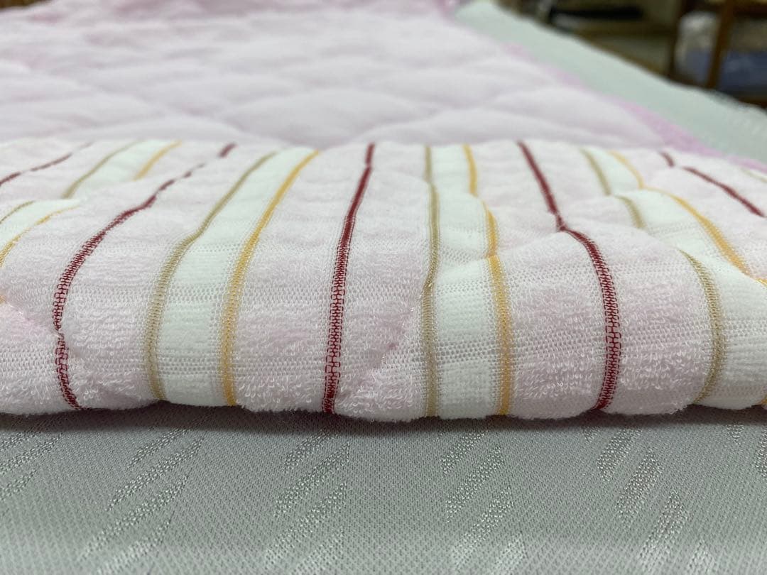 ロマンス　リバーシブル　キルトケット・接触冷感＆パイル・シングルサイズ