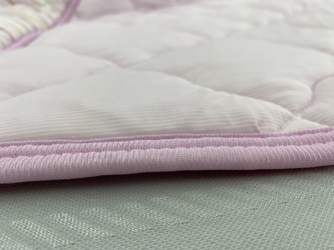 ロマンス　リバーシブル　キルトケット・接触冷感＆パイル・シングルサイズ