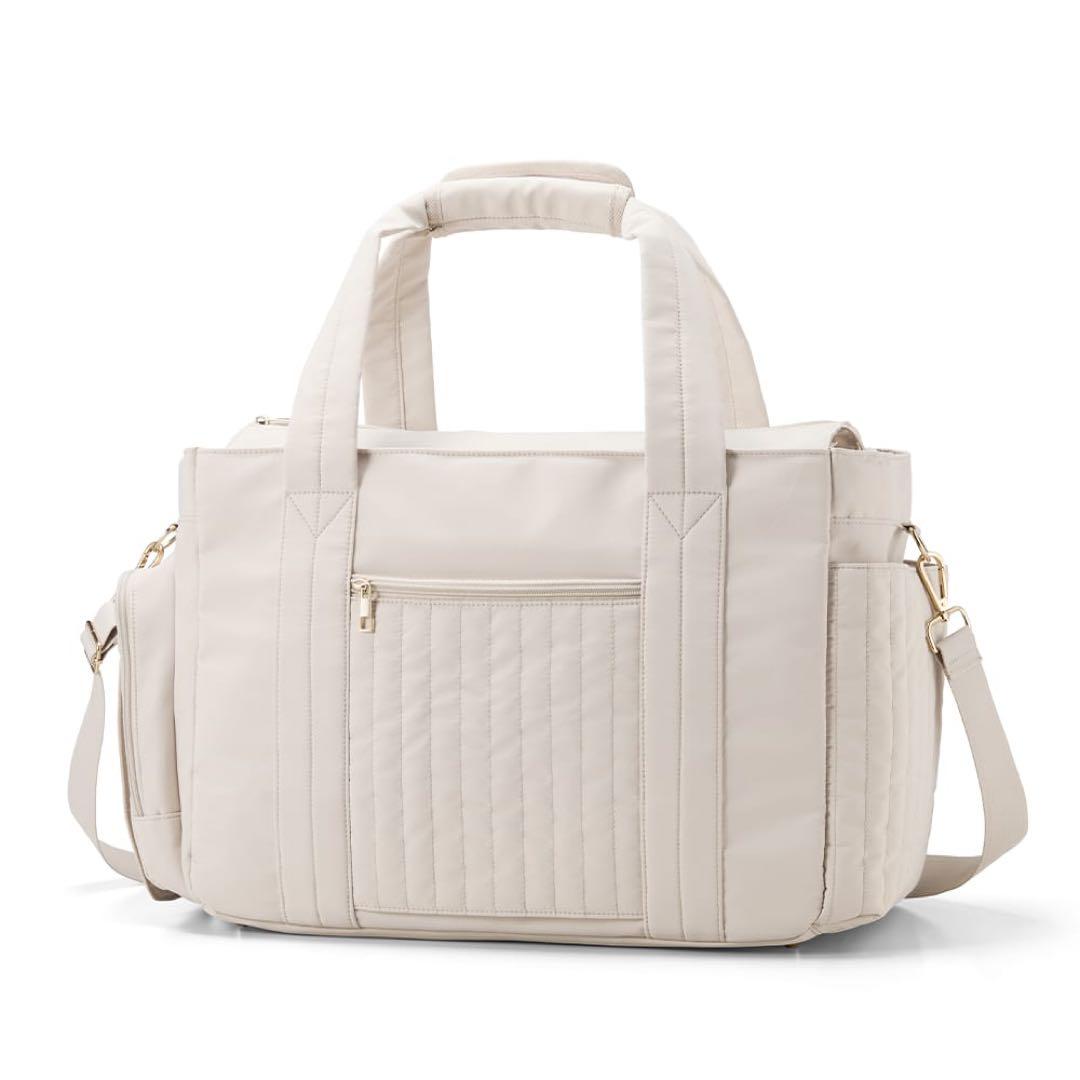 【即購入可❕】マザーズ機能が全部盛り！ファミリーライフボストンバッグ　ベージュ
