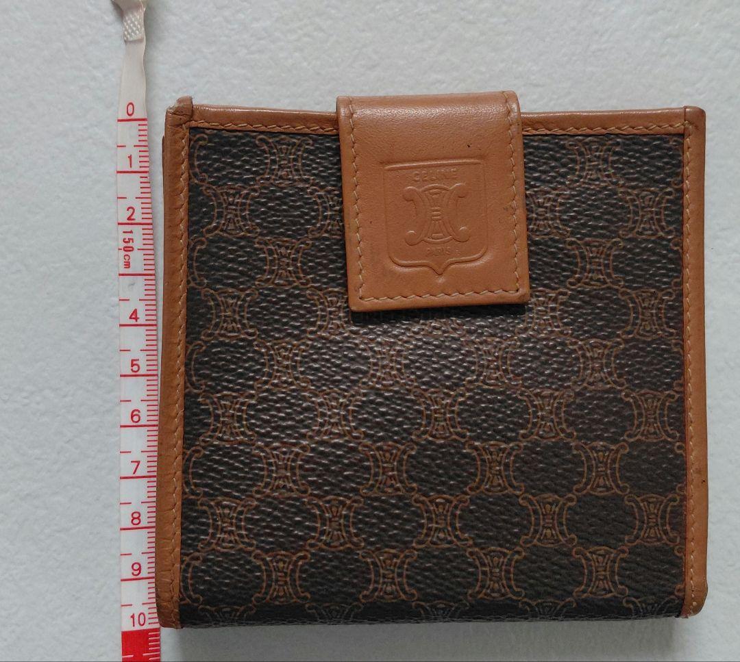 セリーヌ マカダム柄 2つ折り財布