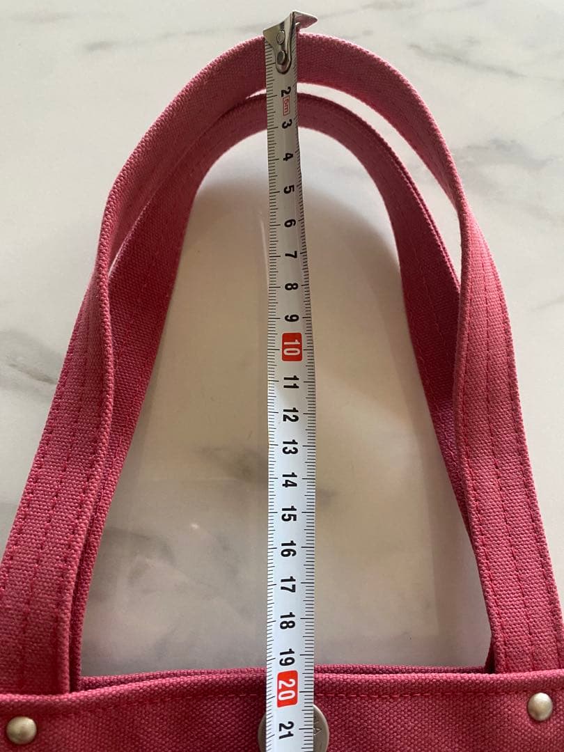 一澤信三郎帆布 小豆色トートバッグ