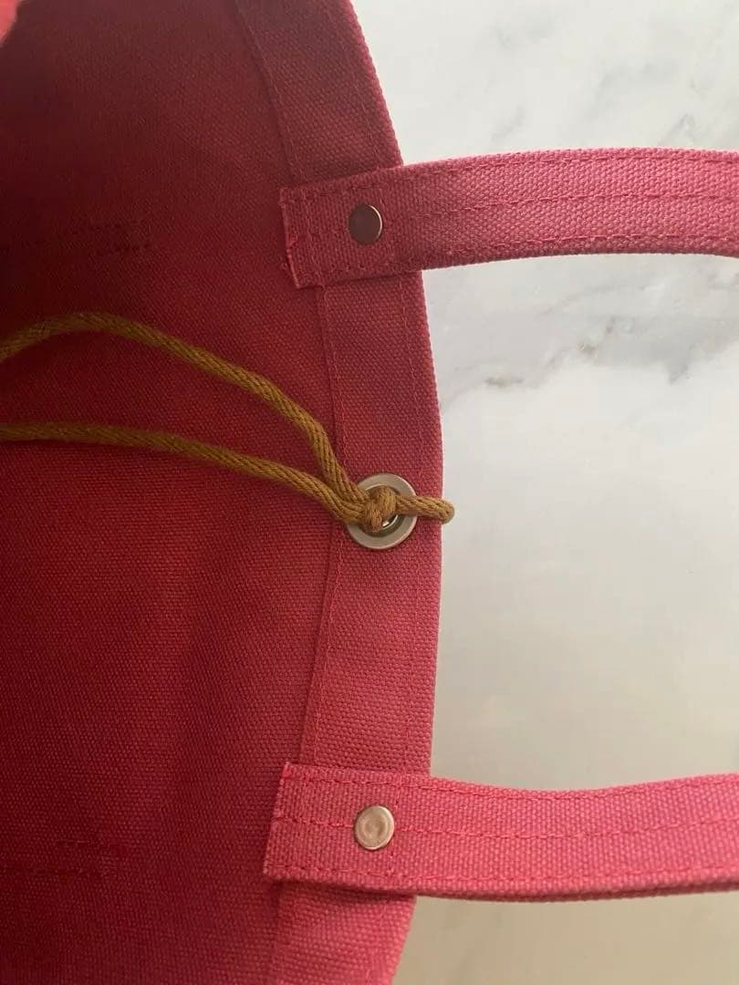 一澤信三郎帆布 小豆色トートバッグ