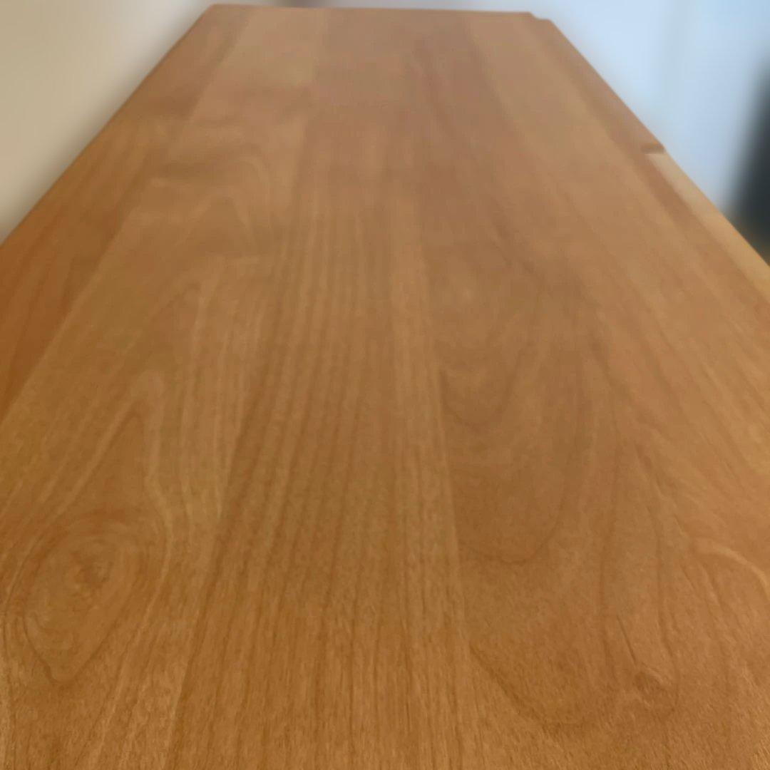 【ベルメゾン】アルダー材 キャビネット / リビングボード 幅80cm 日本製