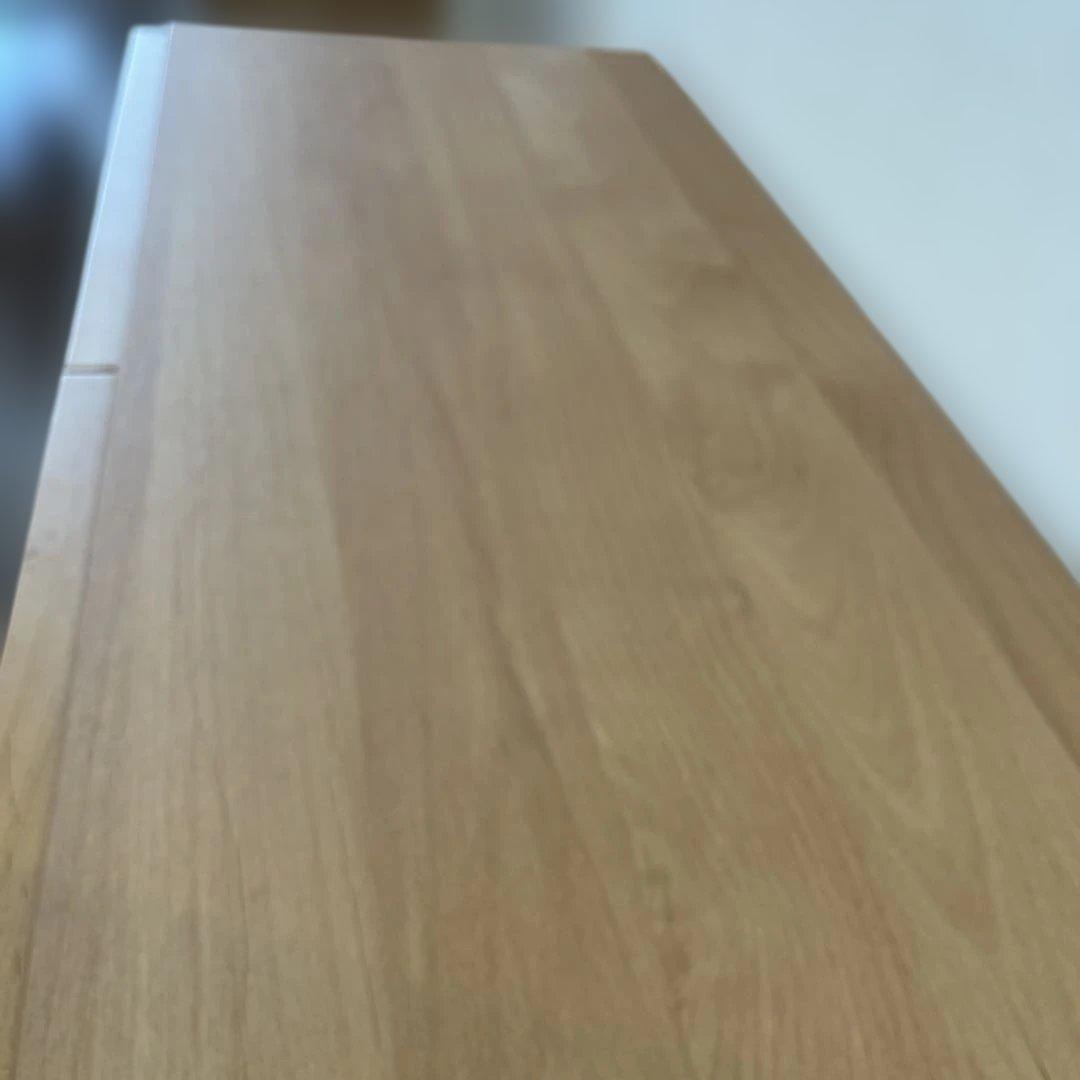 【ベルメゾン】アルダー材 キャビネット / リビングボード 幅80cm 日本製