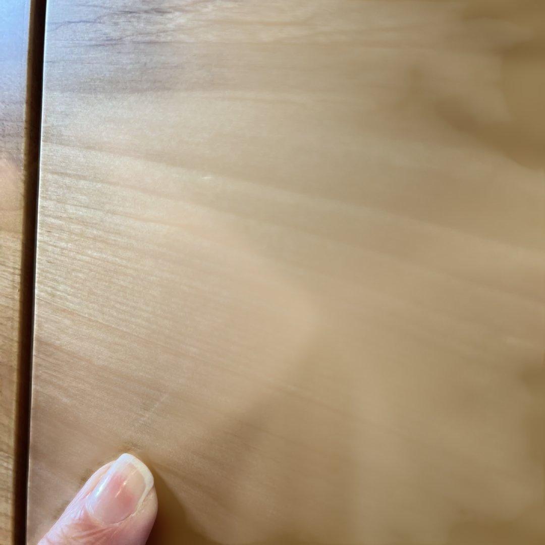 【ベルメゾン】アルダー材 キャビネット / リビングボード 幅80cm 日本製