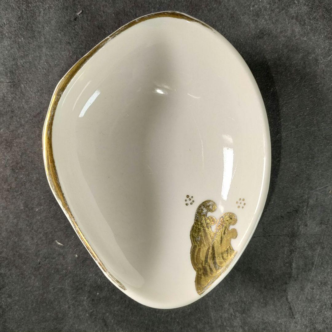 C12-2/金彩波文銘々皿20客/和食器/懐石道具/懐石料理