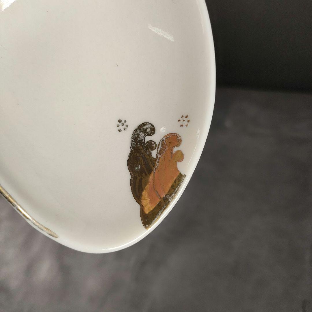 C12-2/金彩波文銘々皿20客/和食器/懐石道具/懐石料理