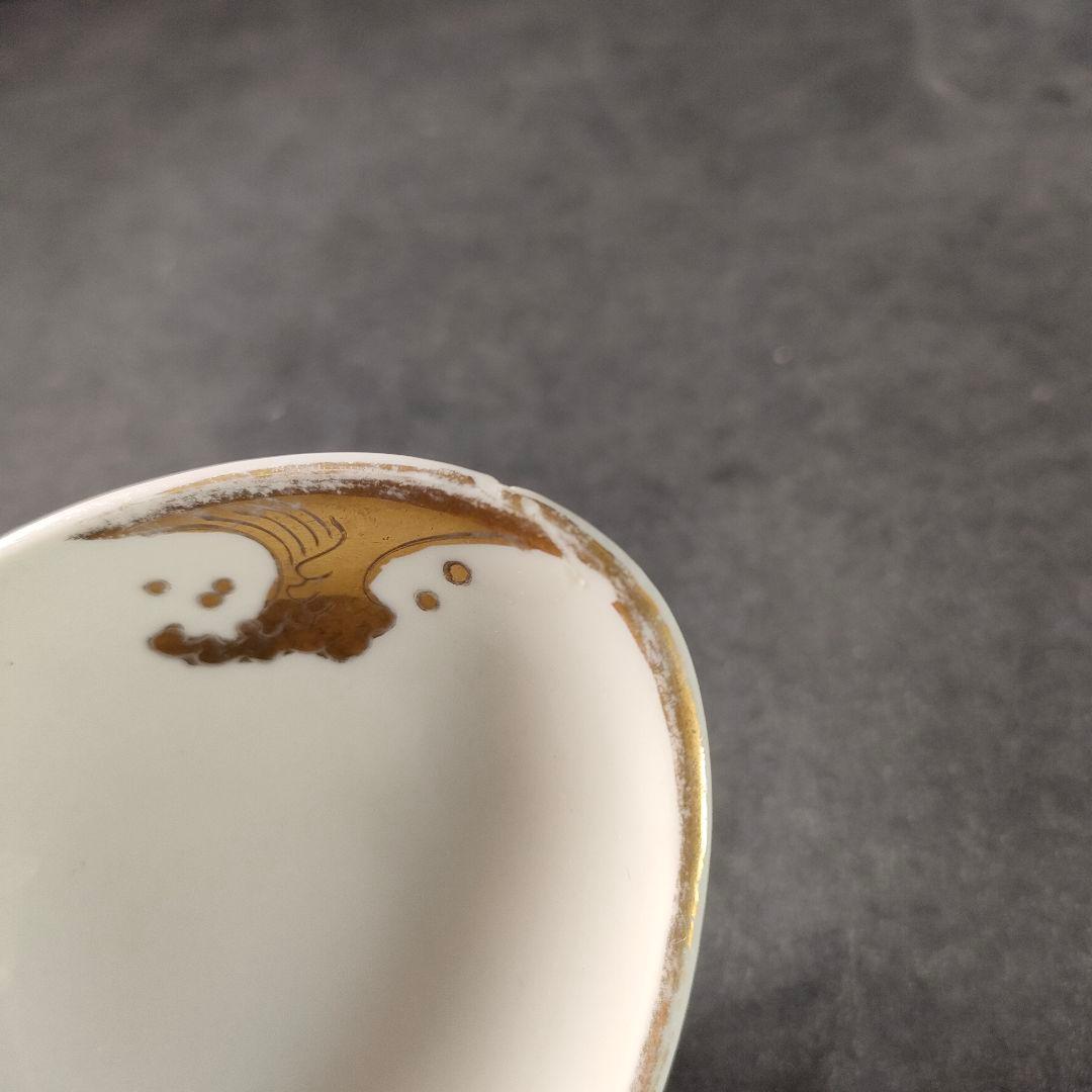 C12-2/金彩波文銘々皿20客/和食器/懐石道具/懐石料理