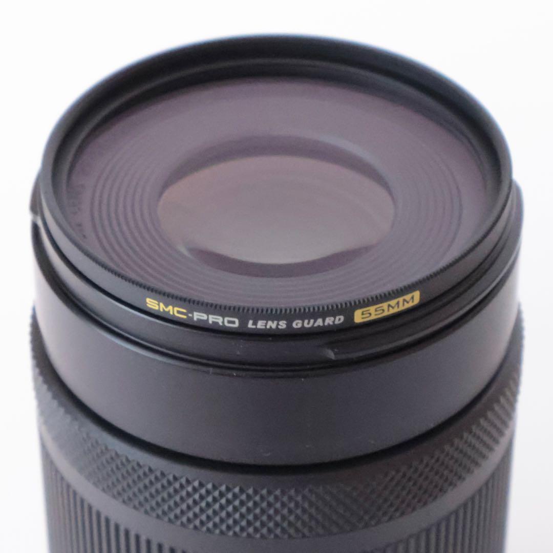 Canon RF-S55-210mm F5-7.1 IS STM フィルタ付き