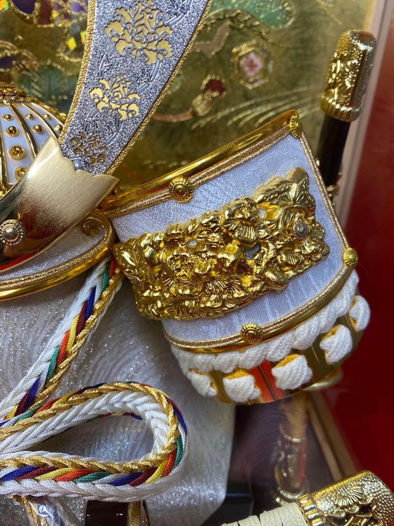 東京久月　五月人形　兜飾り　白木アクリルケース入