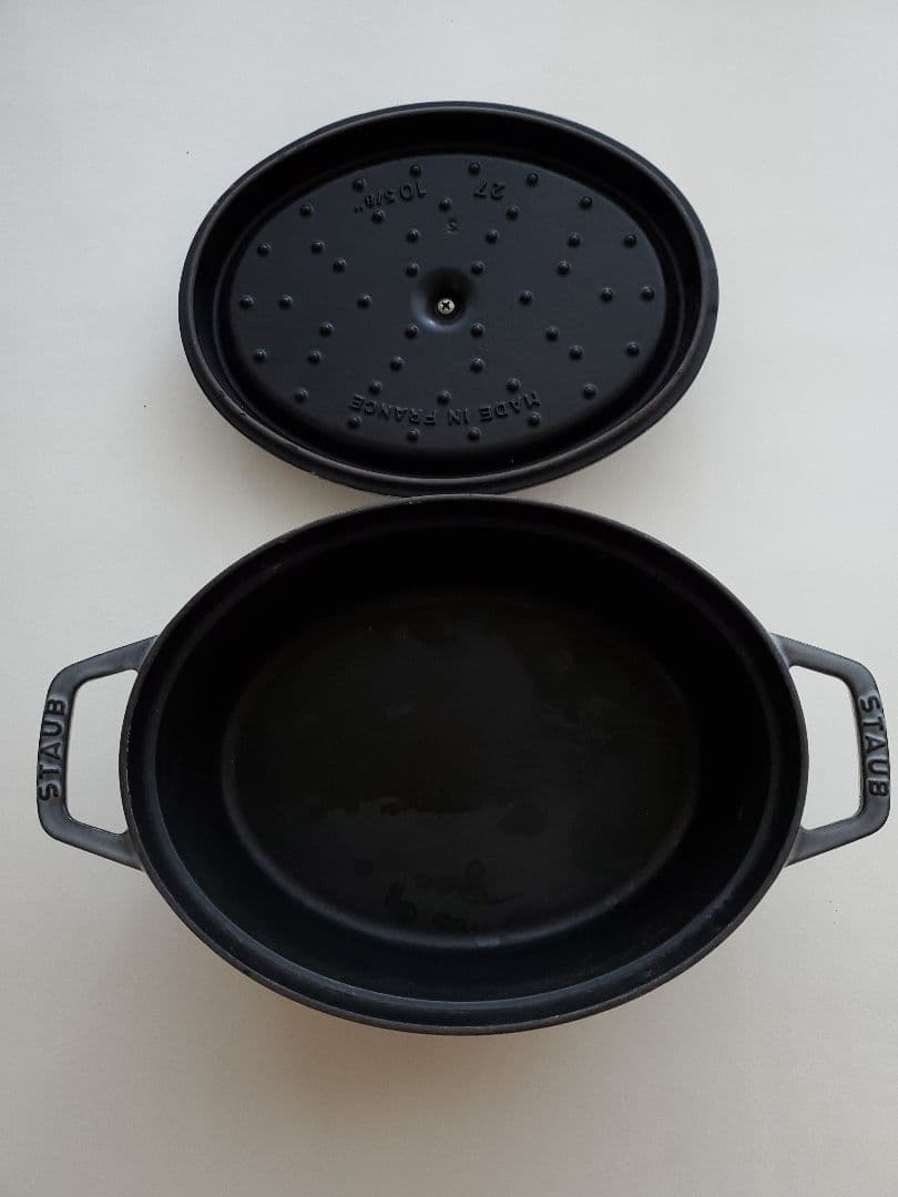 STAUB ストウブ　ピコ・ココット　 オーバル 27　グレー