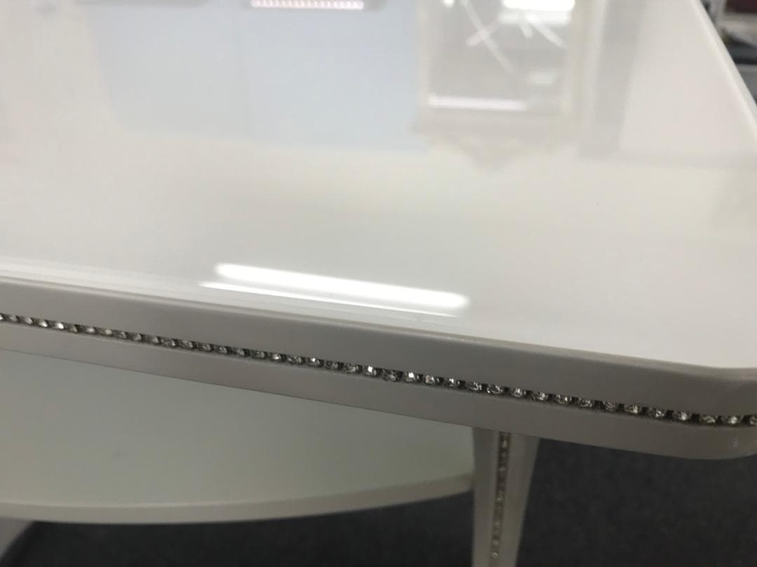 白いデスク　机　メイク用