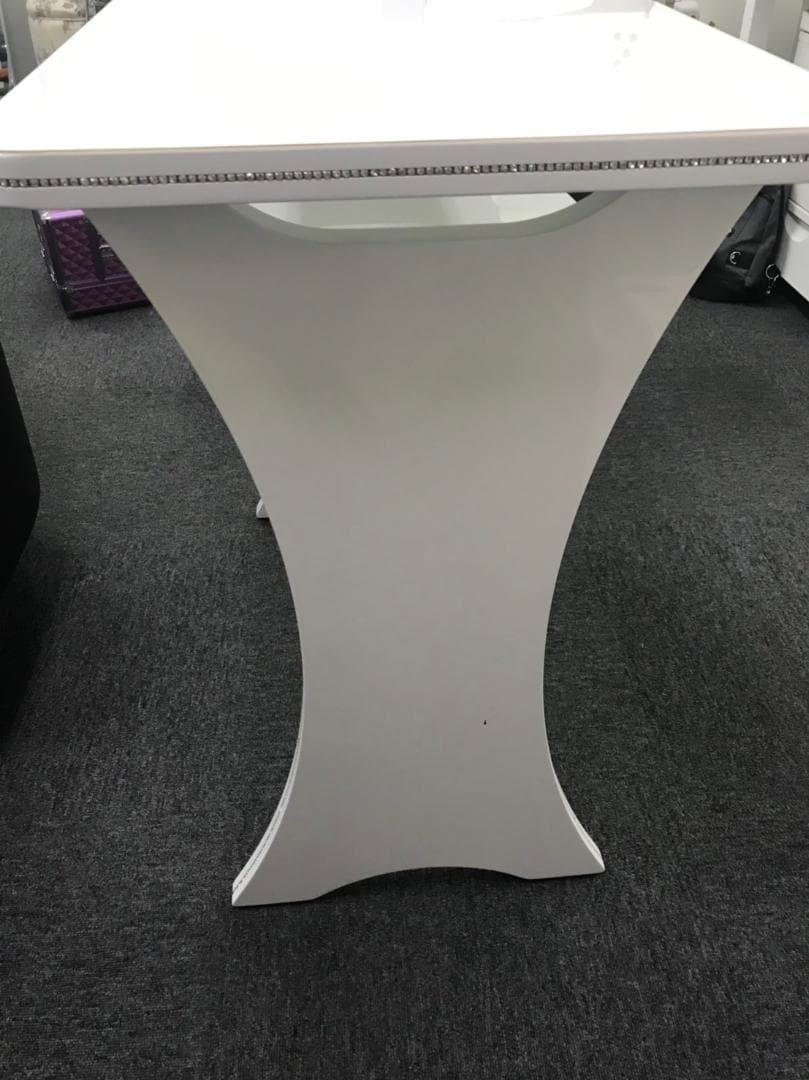 白いデスク　机　メイク用