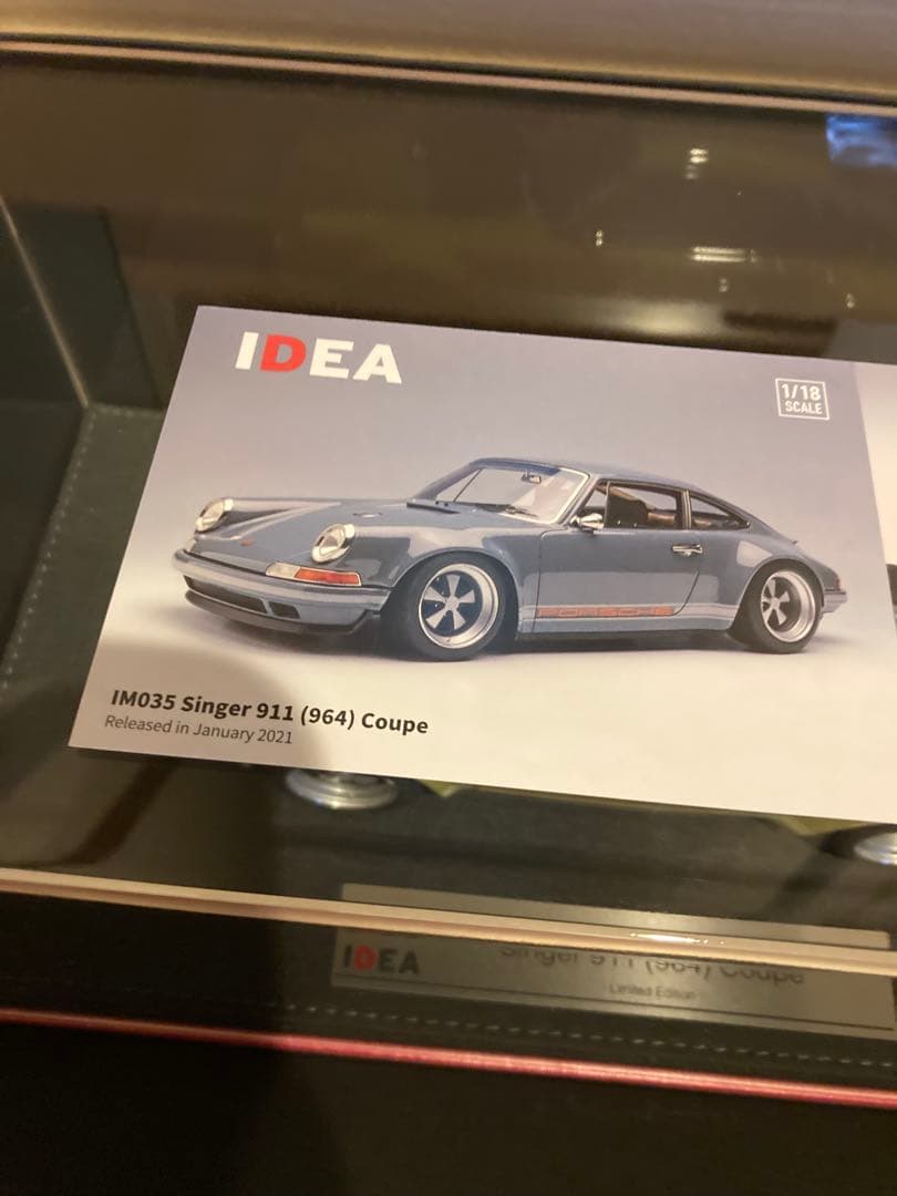 メイクアップIDEA◼️1/18 シンガー ポルシェ911 ペールグリーン