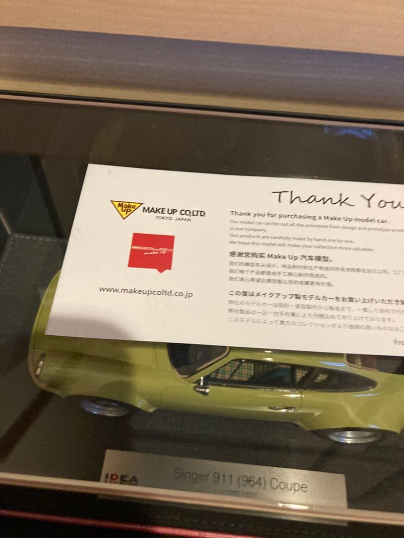メイクアップIDEA◼️1/18 シンガー ポルシェ911 ペールグリーン