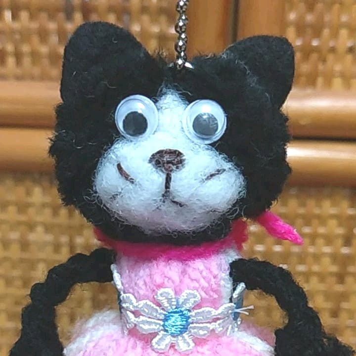 ♪にゃんこ♪動物ぽんぽん♪黒猫のチャーム