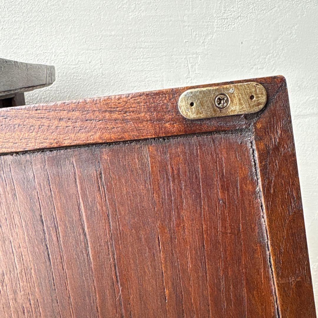 木製 ミニキャビネット アンティーク風 ヴィンテージ アジアン家具 戸棚 猫脚