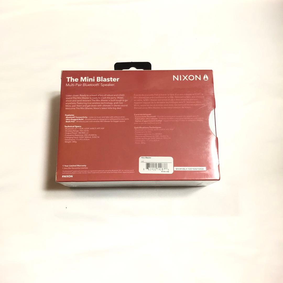 Nixon メンズ ミニ ブラスター One Size レッド H012-200