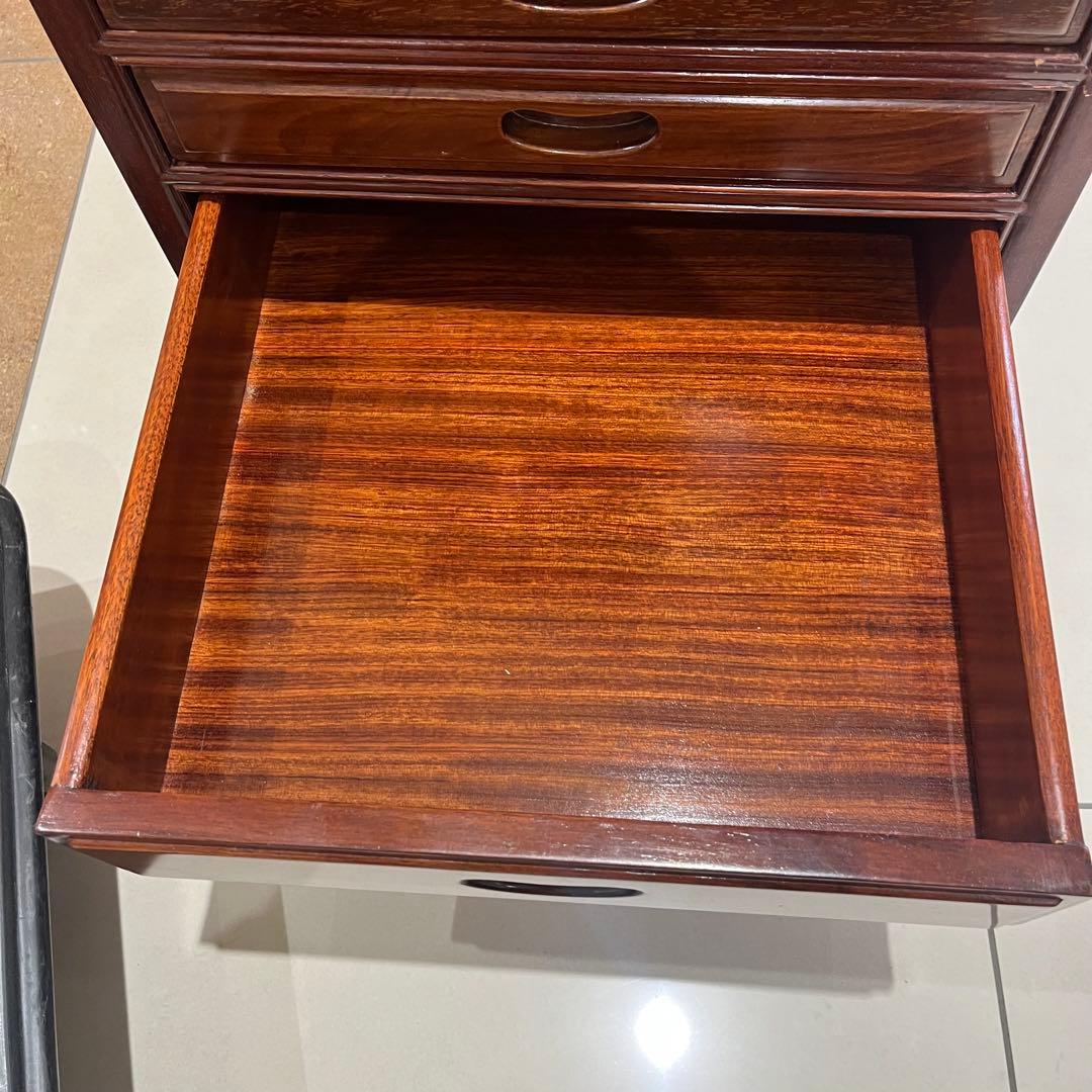 唐木 引き出し サイドチェスト 花梨 無垢材 和家具 和モダン