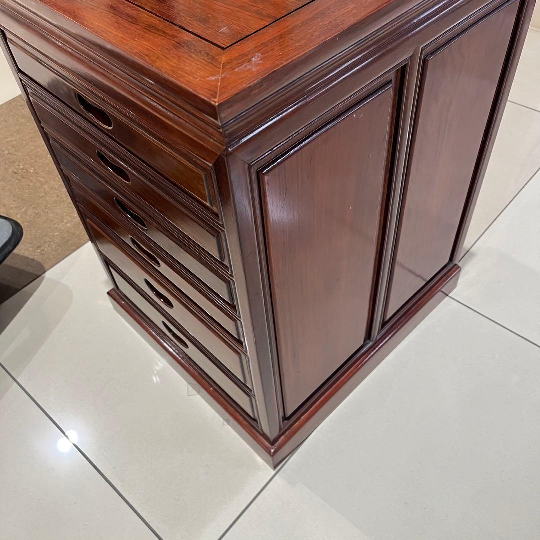 唐木 引き出し サイドチェスト 花梨 無垢材 和家具 和モダン