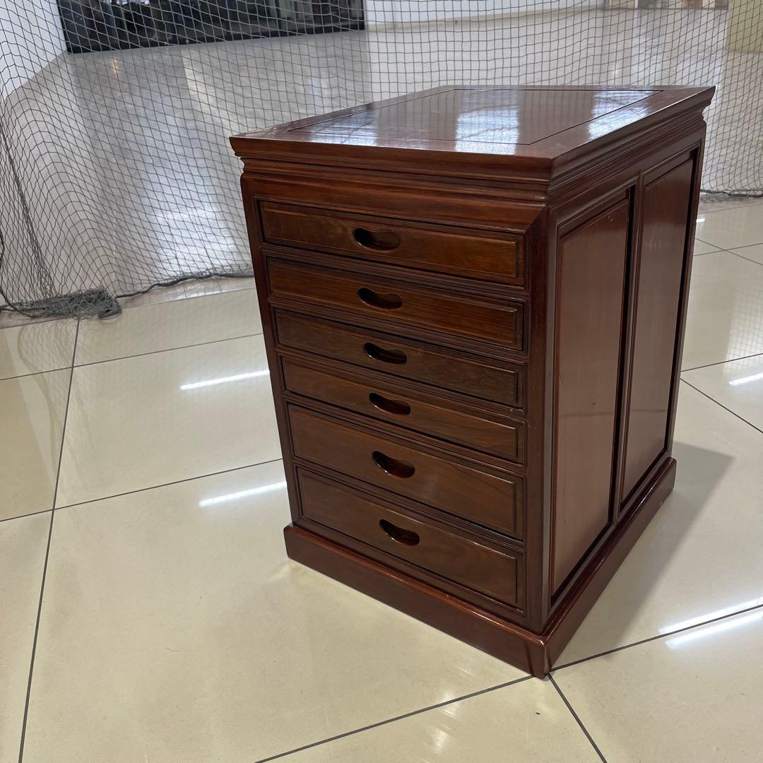 唐木 引き出し サイドチェスト 花梨 無垢材 和家具 和モダン