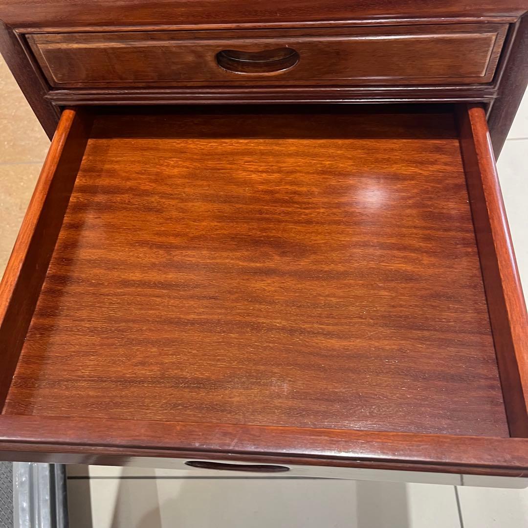 唐木 引き出し サイドチェスト 花梨 無垢材 和家具 和モダン