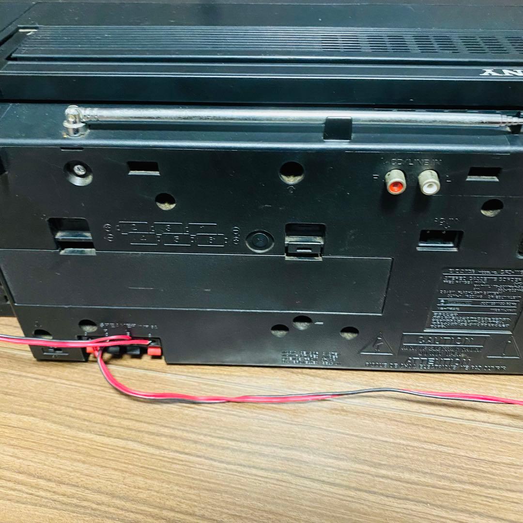 【ジャンク/希少品】SONY CFS-W660 ダブルカセットデッキ ラジカセ