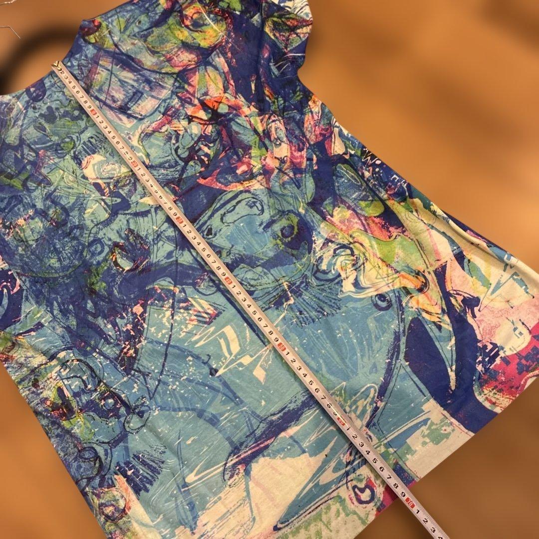 OMO CAT アートTシャツ Mサイズ OMORI 管理C6 Lサイズ　XL