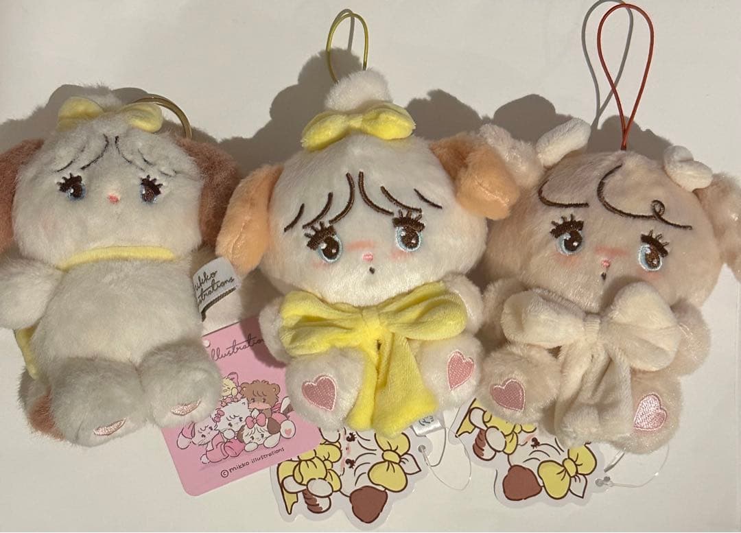 mikko illustrations ぬいぐるみマスコット　スフレ ナッツ