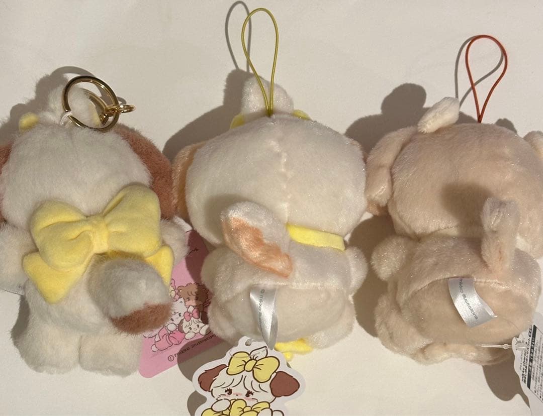 mikko illustrations ぬいぐるみマスコット　スフレ ナッツ