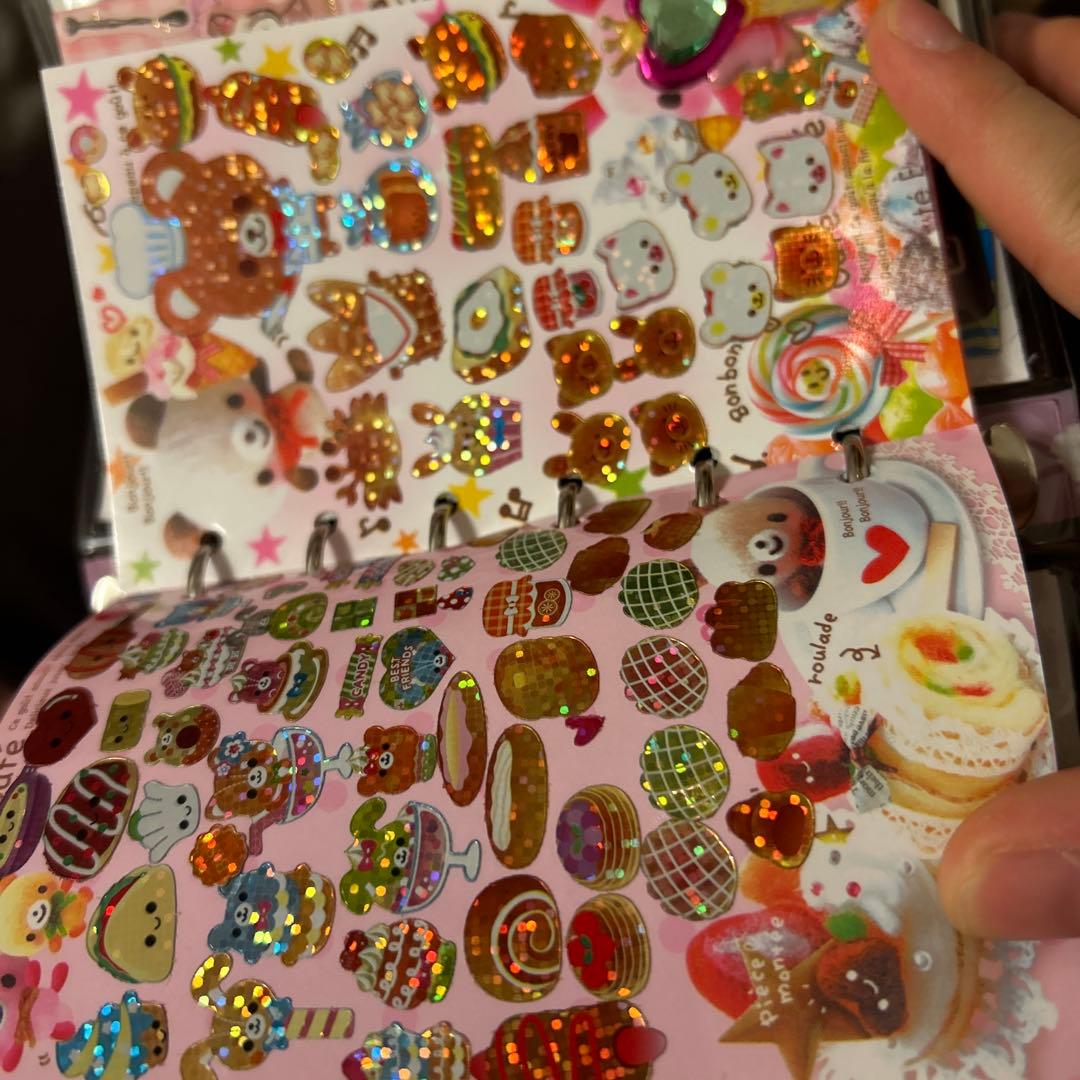 平成レトロ　シール帳・当時物のレターセット・当時物プロフィール帳