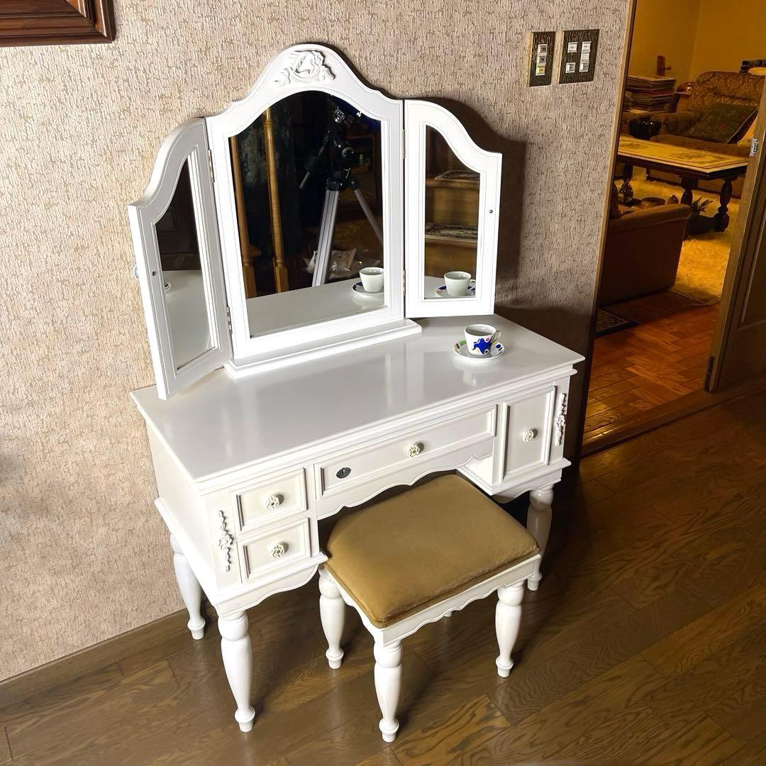 【リュバンシュ】　ドレッサー&スツール　セット　ヴィンテージ『完売・終売品』