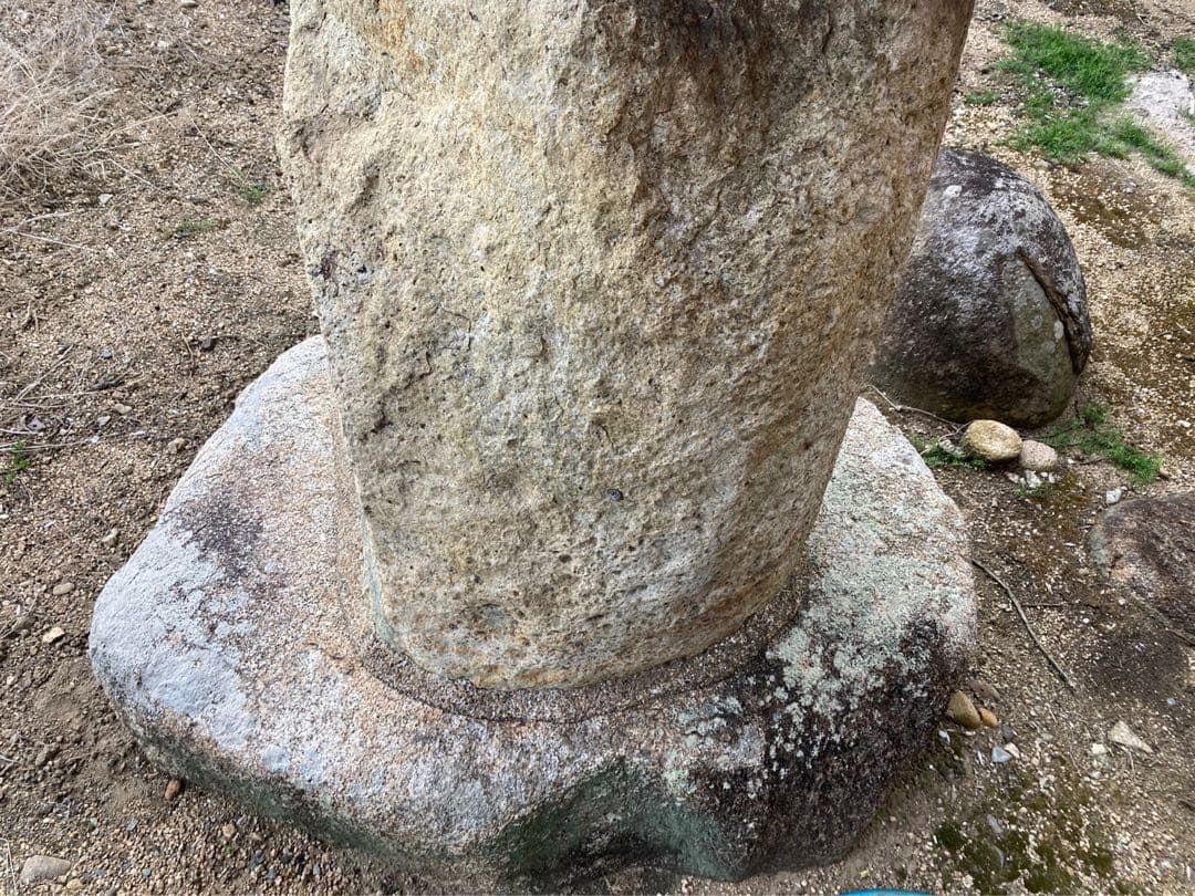 大型　石灯篭③ 天然石　国産　苔付き　茶道　縁起　石の燈籠（とうろう）