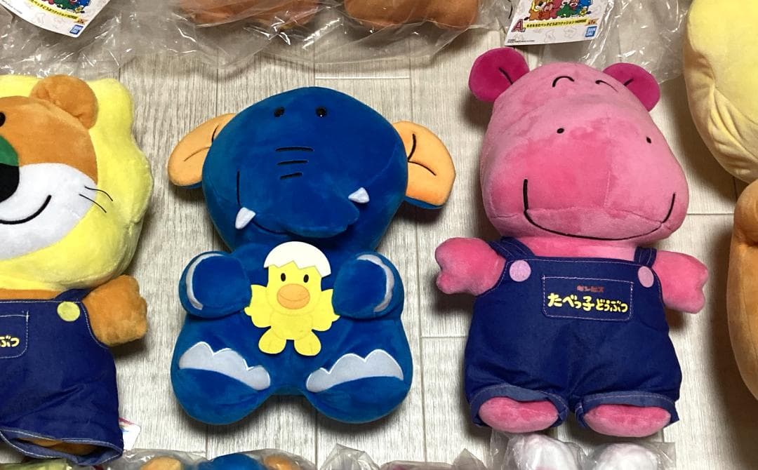 一番くじ　ギンビス　たべっ子どうぶつ　グッズ まとめ売り　ぬいぐるみ　クッション