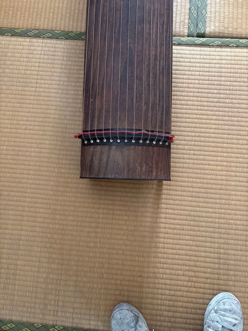 木製 13弦琴 茶色