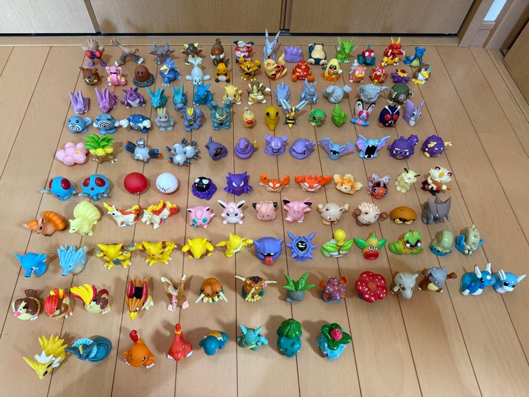 ポケモン 指人形 フィギュア まとめ売り 初代 約516体 ケッサクのすがた