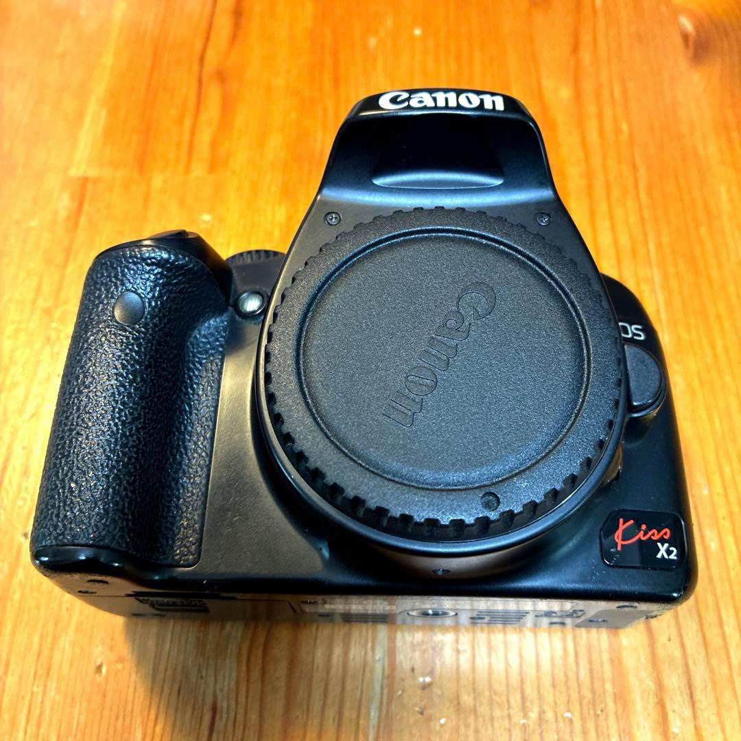 【動作品】EOS Kiss X2 バッテリー1個＋充電器付※ワンオーナー