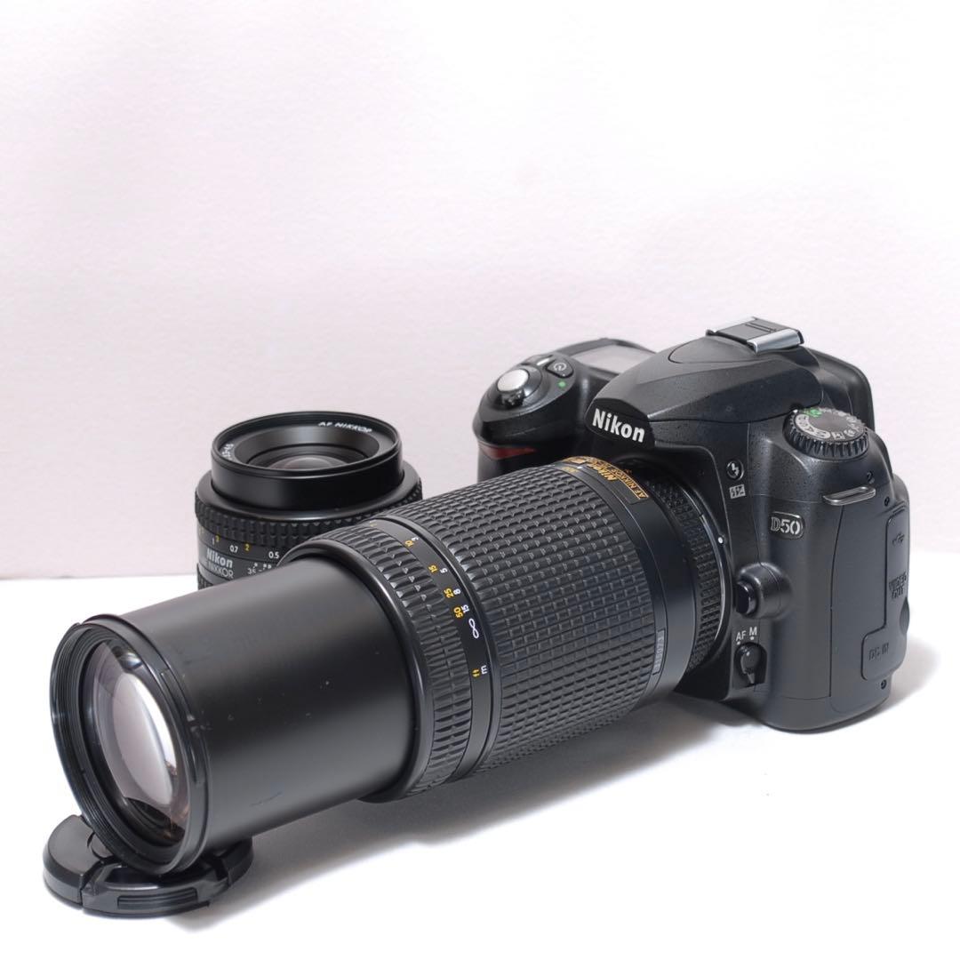 超望遠レンズデビュー✨Nikon D50✨ダブルレンズ✨少シャッター✨スマホ転送