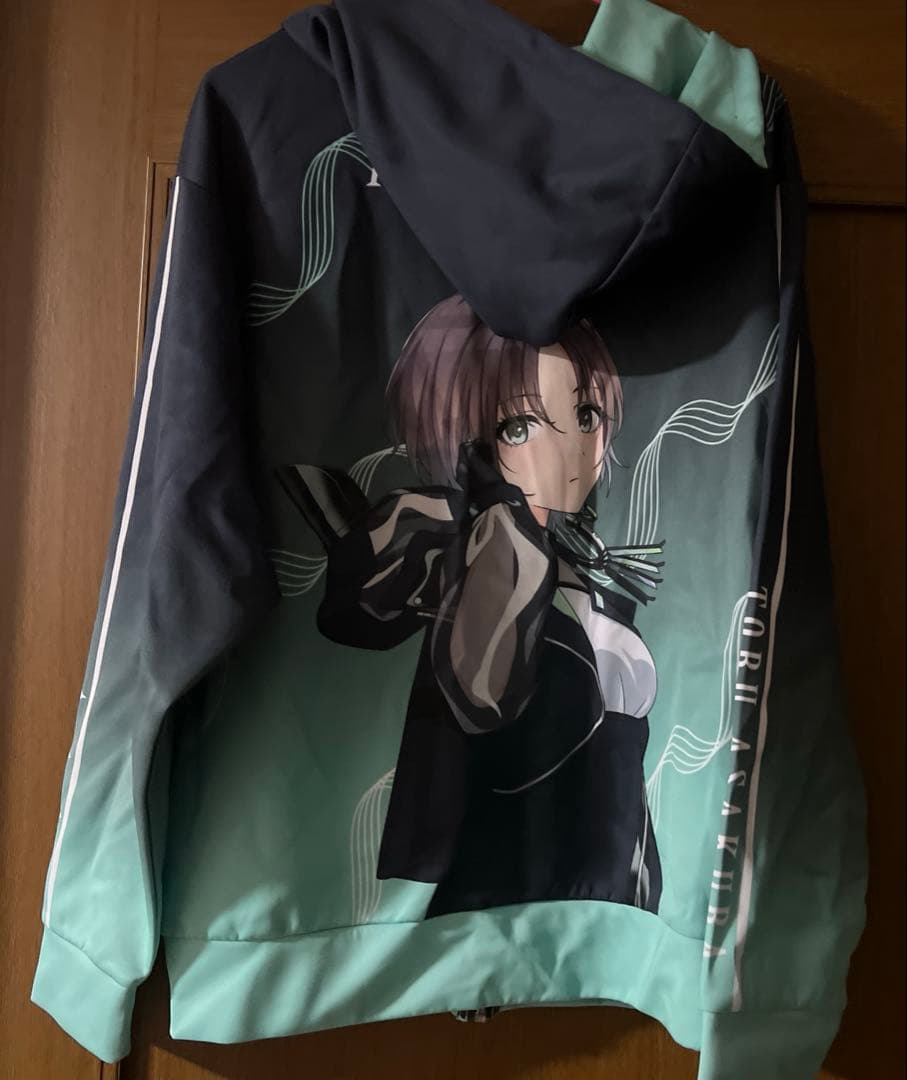 朝倉透　フルグラフィックパーカー 7th 螺旋　シャニ　激レア！入手困難品