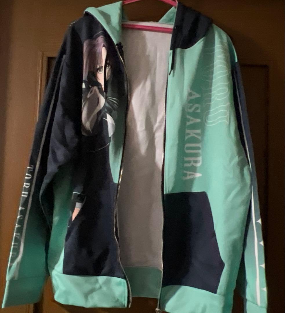 朝倉透　フルグラフィックパーカー 7th 螺旋　シャニ　激レア！入手困難品