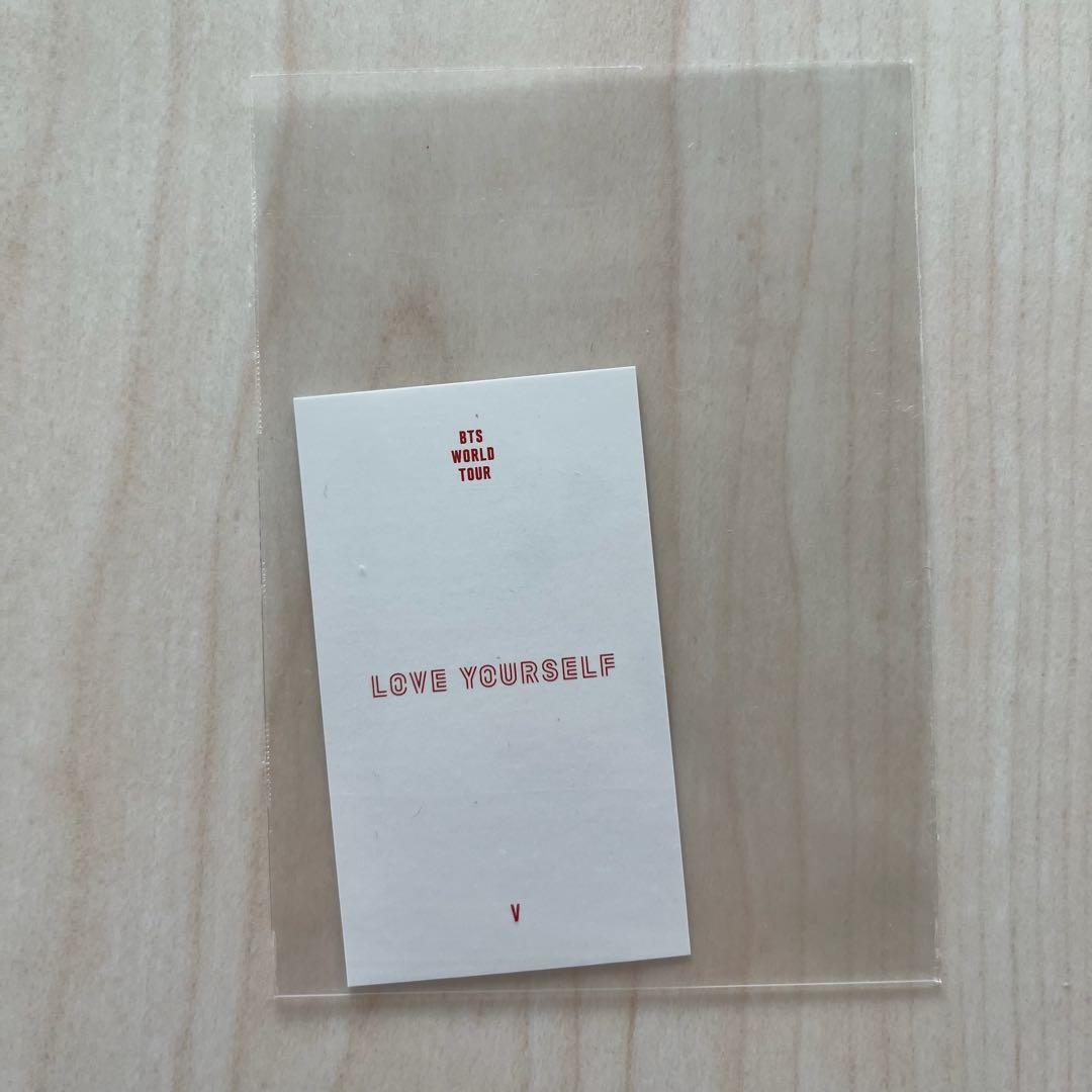 【ら-34】BTS 防弾少年団 LYS ラゲージタグ トレカ テテ V テヒョン