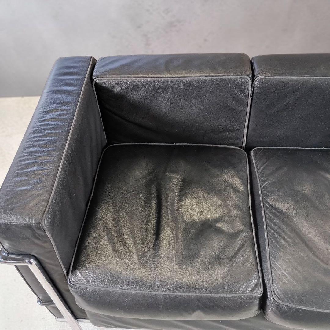 Le Corbusierル・コルビュジエ　lc2 大塚家具3p本革ソファ