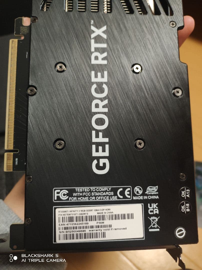 グラフィックボード・グラボ・ビデオカード RTX 5060ti 16Gb Palit