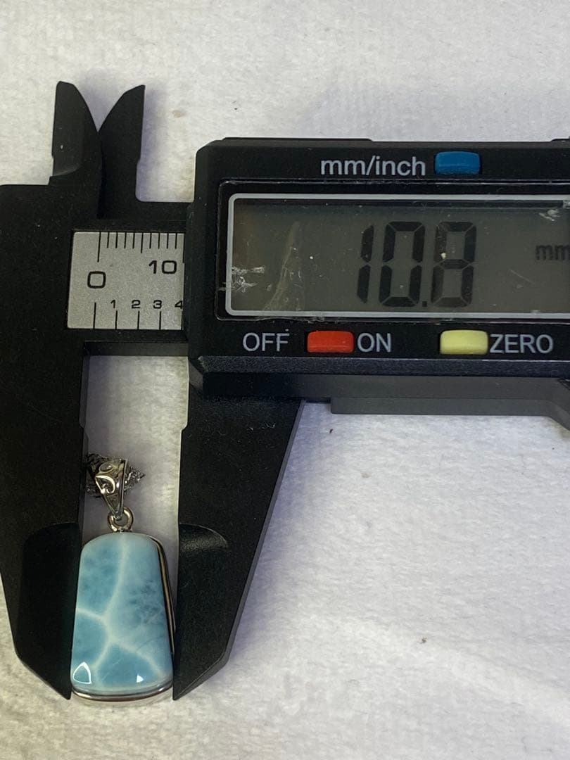 ラリマー　高品質　天然石　パワーストーン　ペンダントトップ　ドミニカ共和国産