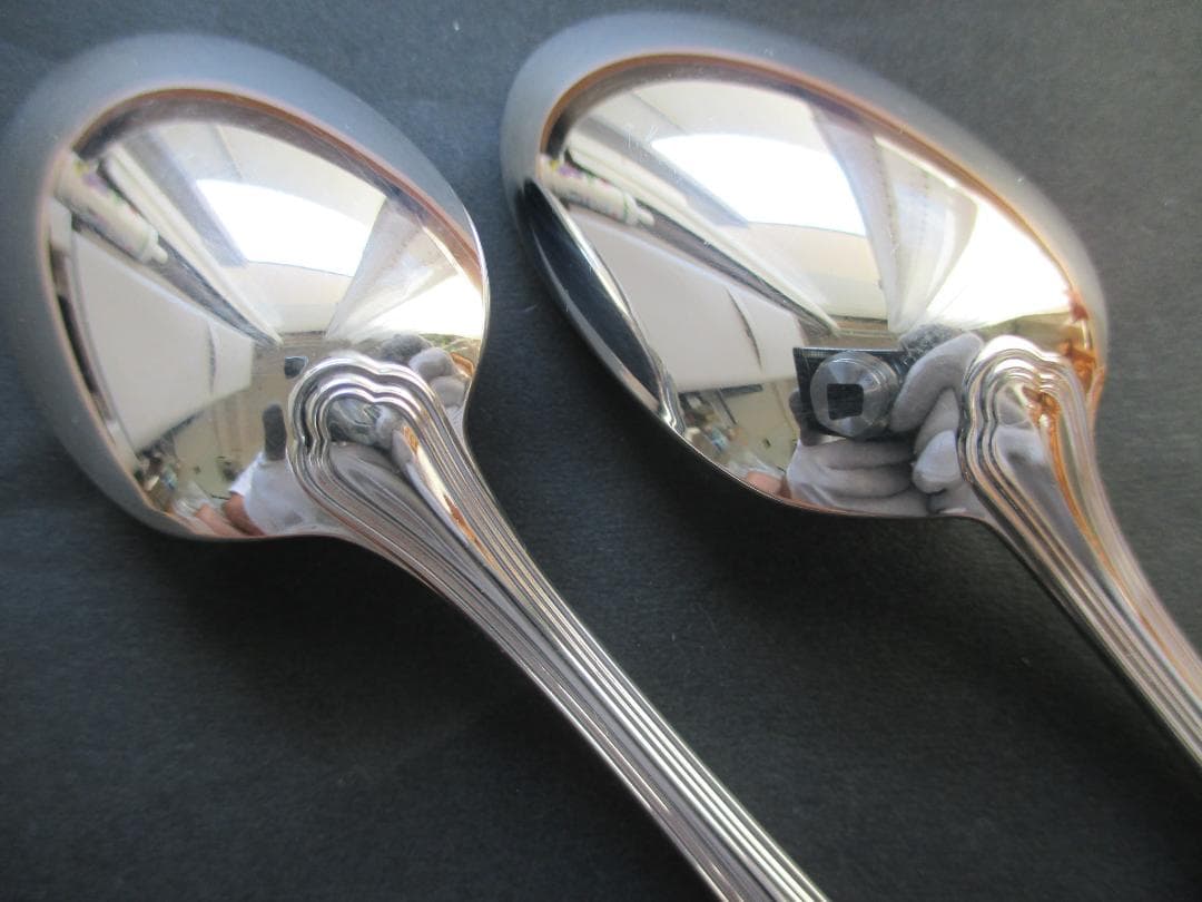 極美品☆仏蘭西高級銀器クリストフルシルバー　ティースプーン２本　スパトゥール